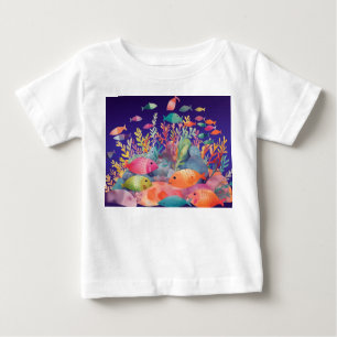 Hübsches Fisch-Babylätzchen Baby T-shirt