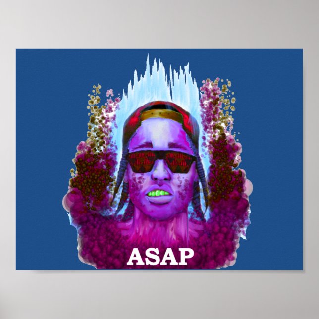 Hübsches Flacko-Poster Poster (Vorne)
