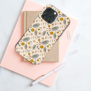 Hübsches florales botanisches Vogel süßes Muster  Case-Mate iPhone Hülle