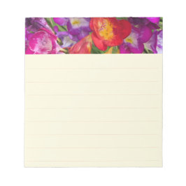 Hübsches florales LIned Notepad Notizblock
