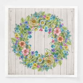 Hübsches florales rustikales Party Waren Napkins Serviette