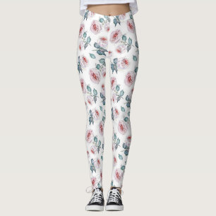 Hübsches Frauenrosenmuster Leggings