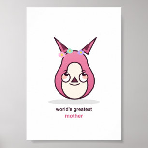 Hübsches Geburtstagsgeschenk für Mama Poster
