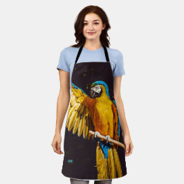 Hübsches Gelbbvögeltier Schürze