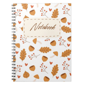 Hübsches gelbes Herbst-Blumen-Ästhetik-Notizbuch Notizblock