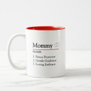 Hübsches Geschenk für Mama Zweifarbige Tasse