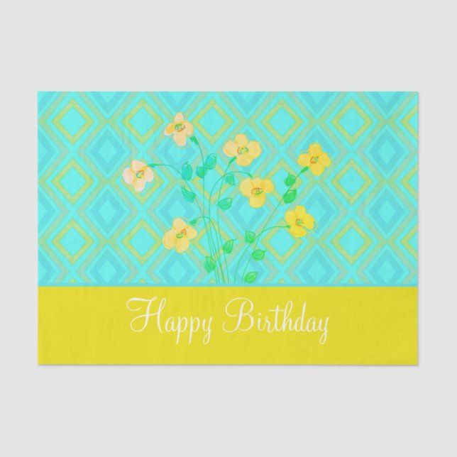 Hübsches Gewebepapier Seidenpapier (Vorderseite)