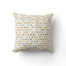 Hübsches Girly multi Farbpolka-Punkt-orange Blau