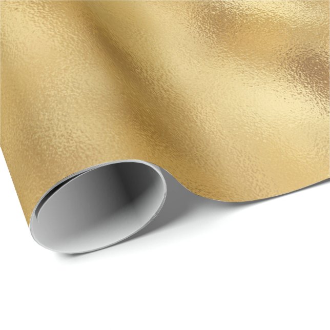 Hübsches Glam-Gold Geschenkpapier (Rolleneckpunkt)