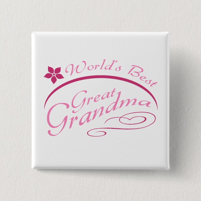 Hübsches Großopfgeschenk (pink) Button (Vorderseite)
