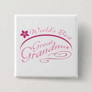 Hübsches Großopfgeschenk (pink) Button