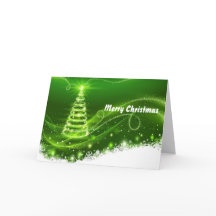 Hübsches Grüne Bäume Schnee Weihnachten