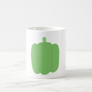 Hübsches grünes Paprikagemüse-Geschenk Kaffeetasse