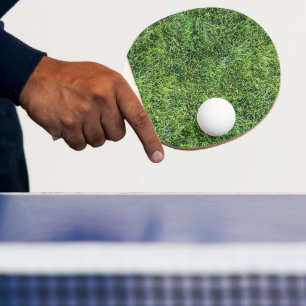 Hübsches Grüngras-Textur-Muster für Foto-Spaß Tischtennis Schläger