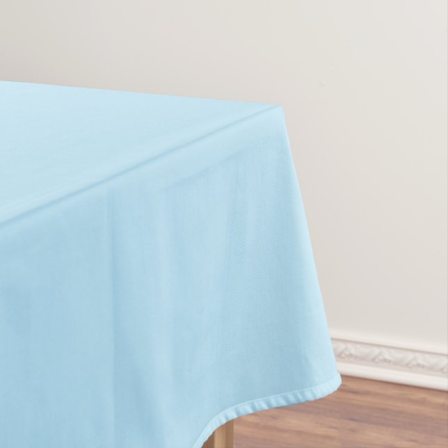 Hübsches, hellblaues Tischtuch Tischdecke (Beispiel)