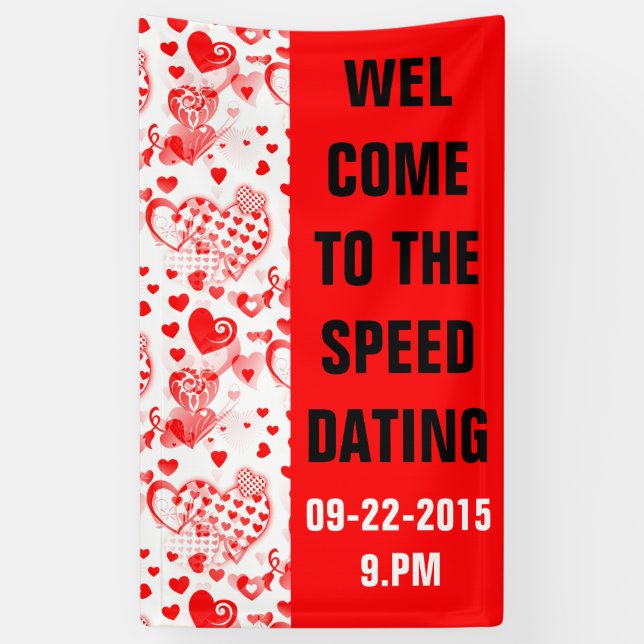 Hübsches Herz Tattoomuster für Liebe + Ihre Idee Banner (Vertikal)