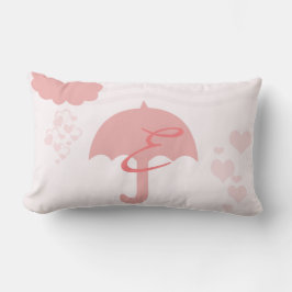 Hübsches Herzrasen Baby Kinderzimmer Mit Monogramm Lendenkissen