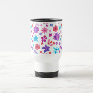 Hübsches Hippy-Blume-Power-Travel-Mug Reisebecher