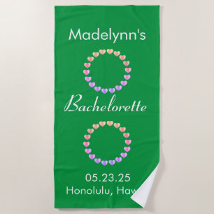 Hübsches Hochzeitsgeschenk Personalisiertes Strand Strandtuch
