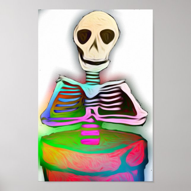 hübsches HOmO Skeleton-Poster Poster (Vorne)