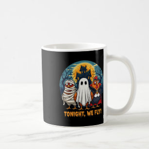 Hübsches Hühnchen Halloween-Kostüm Heute Abend fli Kaffeetasse