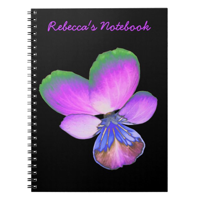 Hübsches, individuell anpassbares Notebook Notizblock (Vorderseite)