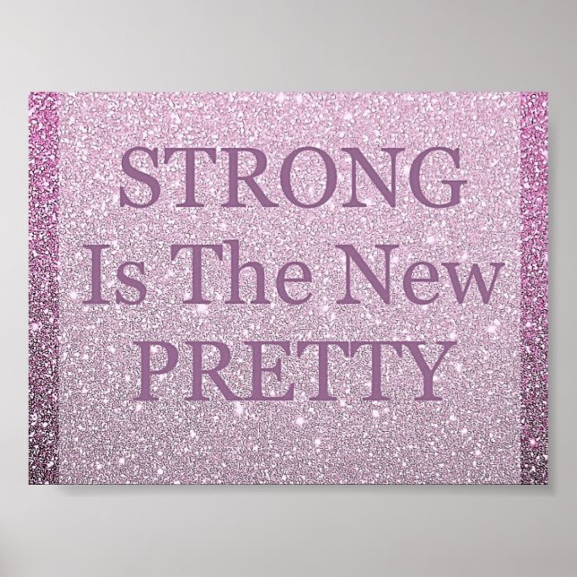 Hübsches inspirierendes Zitat-Poster Poster (Vorne)