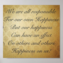 Hübsches inspirierendes Zitat-Poster Poster