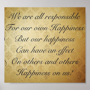 Hübsches inspirierendes Zitat-Poster Poster