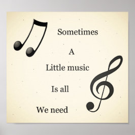 Hübsches inspirierendes Zitat-Poster Poster