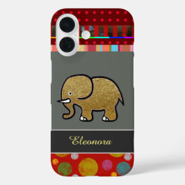 hübsches iPhone 6 mit Elefant personalisiert iPhone 16 Hülle
