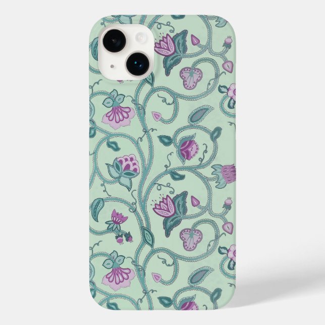 Hübsches jakobohnisches Gemustert Case-Mate iPhone Hülle (Rückseite)