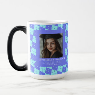 Hübsches Karomuster-Geschenk für ihn zum Abschluss Verwandlungstasse