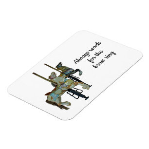 Hübsches Karussellpferd Flexibles Magnet