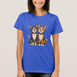 Hübsches Katzenhemd T-Shirt