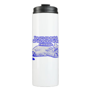 Hübsches Katzenmem für Kätzchen- und Katzenliebhab Thermosbecher