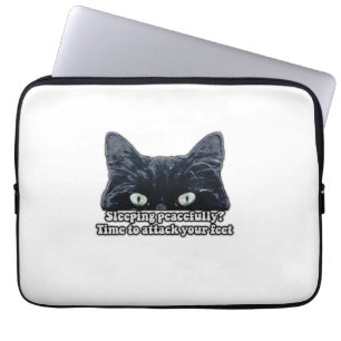 Hübsches Katzenmeme für Kätzchenbesitzer und Katze Laptopschutzhülle