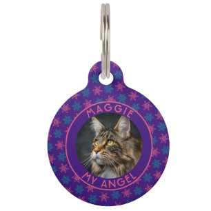 Hübsches Katzenmutter-Geschenk Weihnachtsdruck Haustiermarke