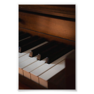 Hübsches Klavier Fotodruck