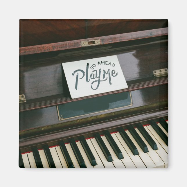 Hübsches Klavier Magnet (Vorne)