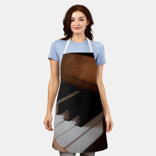 Hübsches Klavier Schürze (Getragen)