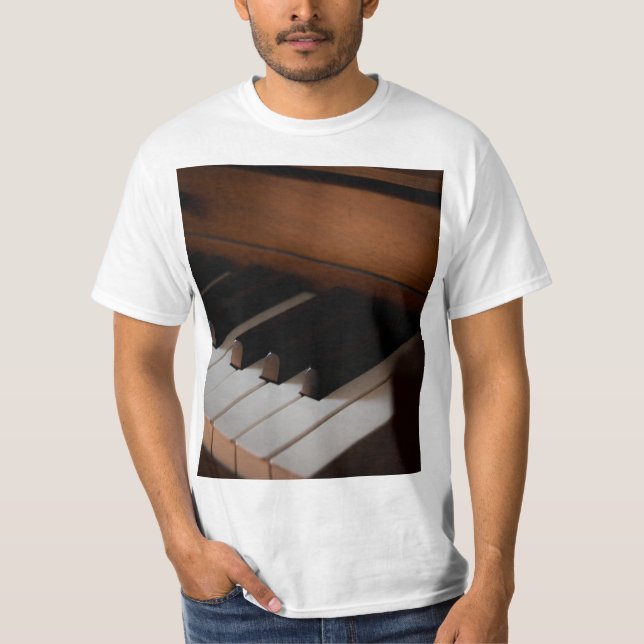 Hübsches Klavier T-Shirt (Vorderseite)