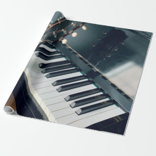 Hübsches Klavierdesign Geschenkpapier