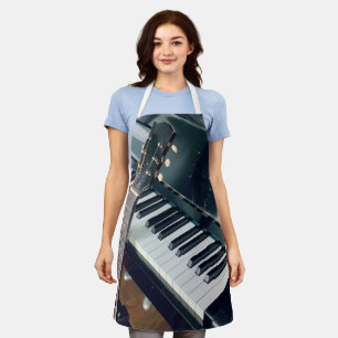 Hübsches Klavierdesign Schürze