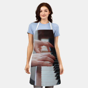 Hübsches Klavierdesign Schürze