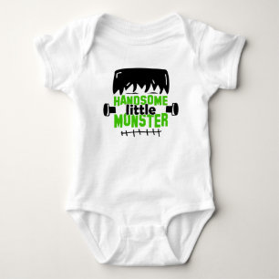 Hübsches kleines Monster Frankenstein Halloween Baby Strampler