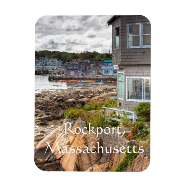 Hübsches kleines Strandhaus Rockport, Massachusett Magnet (Vertikal)
