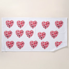 Hübsches Konfetti-Muster | Spielgeschenk mit persö Strandtuch