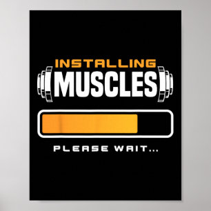 Hübsches Krafttraining Poster