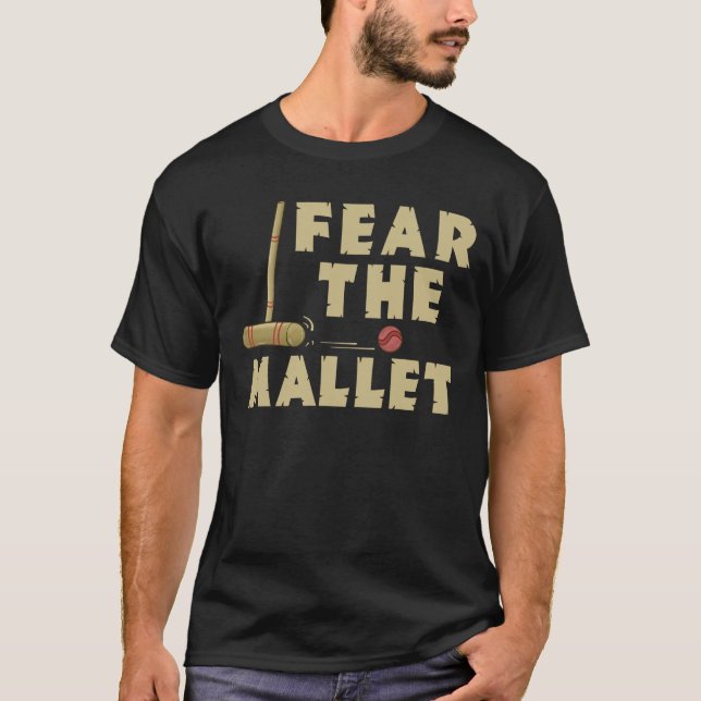 Hübsches Krokett fürchtet die Mallet Graphic T-Shirt (Vorderseite)